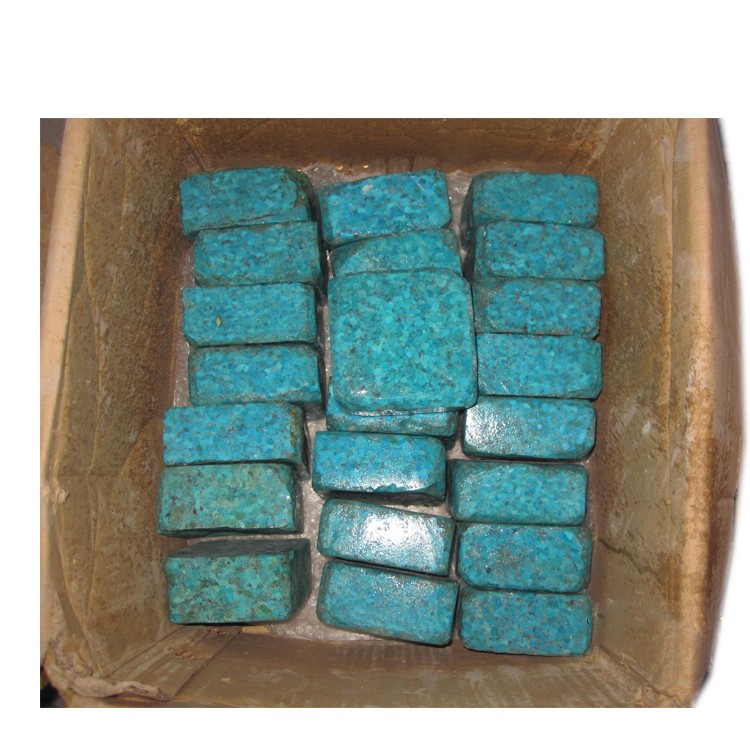 Koper Kingman Amerika turkoois myn natuurlik saamgeperste edelsteen turkoois maak groothandel 7