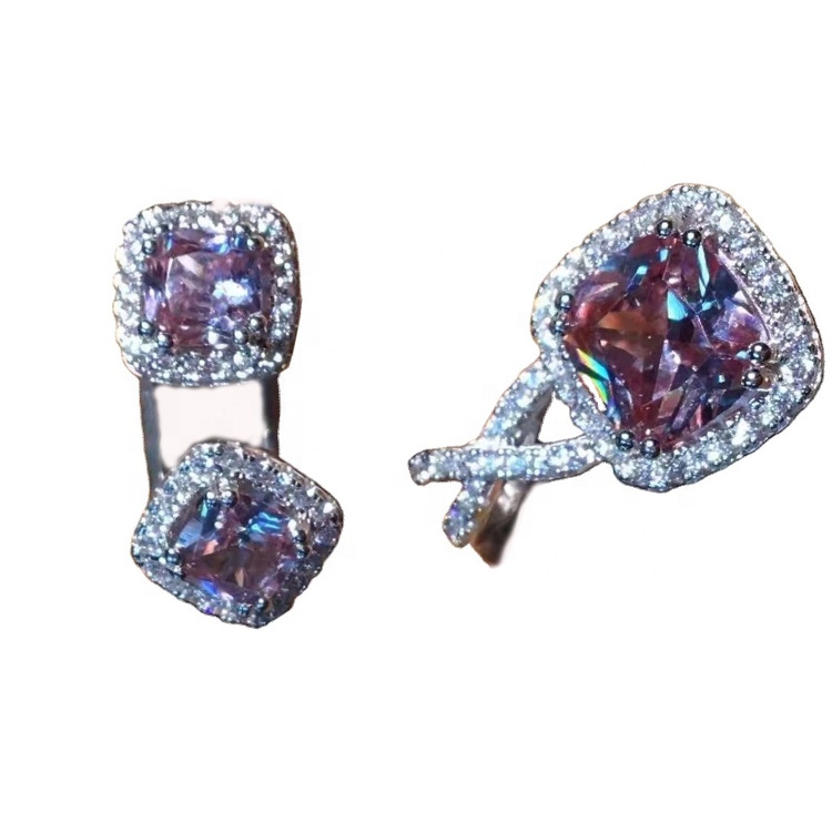 유행 보석 실버 펜던트는 보석을 설정합니다 13