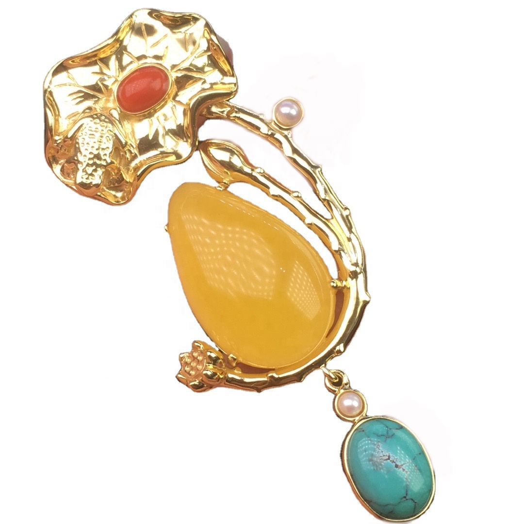 Lulëzojnë lule agate pendant.turquoise pendant.ruby / kuqe Garnet gjerdan varëse për gratë 13