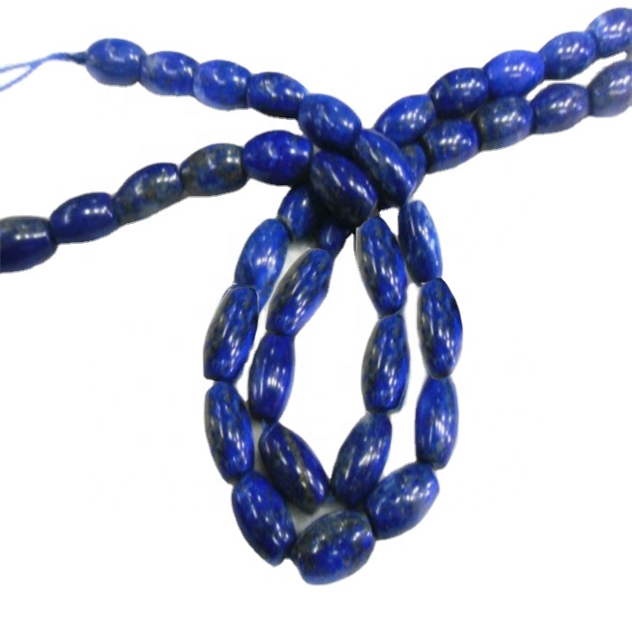 100% табиғи лепис лепули лазули баррель пішінді моншақтар 9