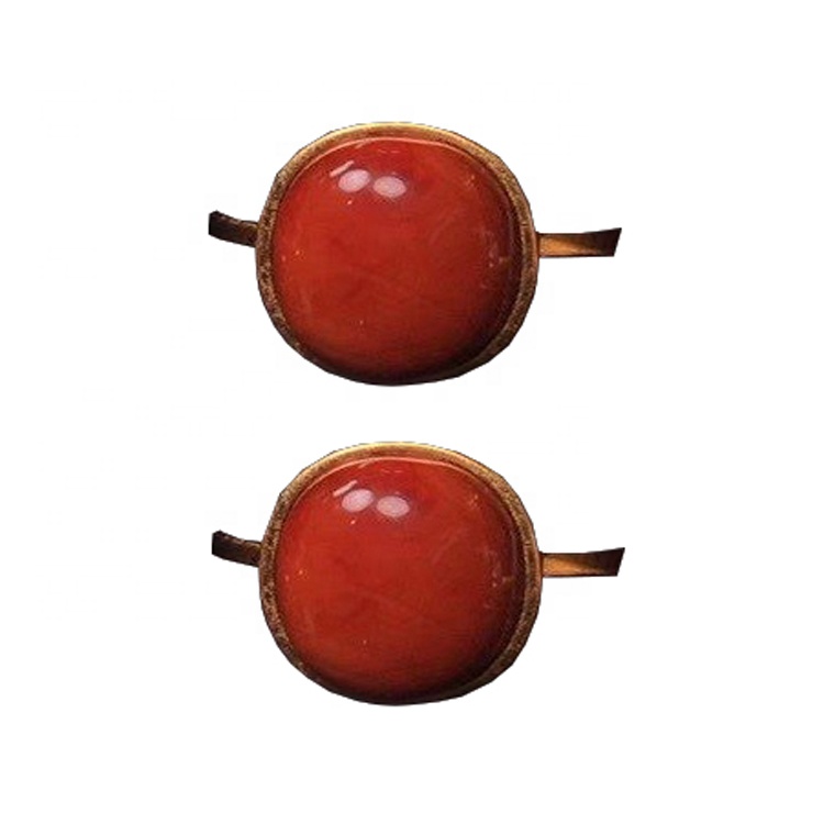 Елегантний червоний агатовий кільце овальна форма природний червоний нанхон ювелірних виробів 9