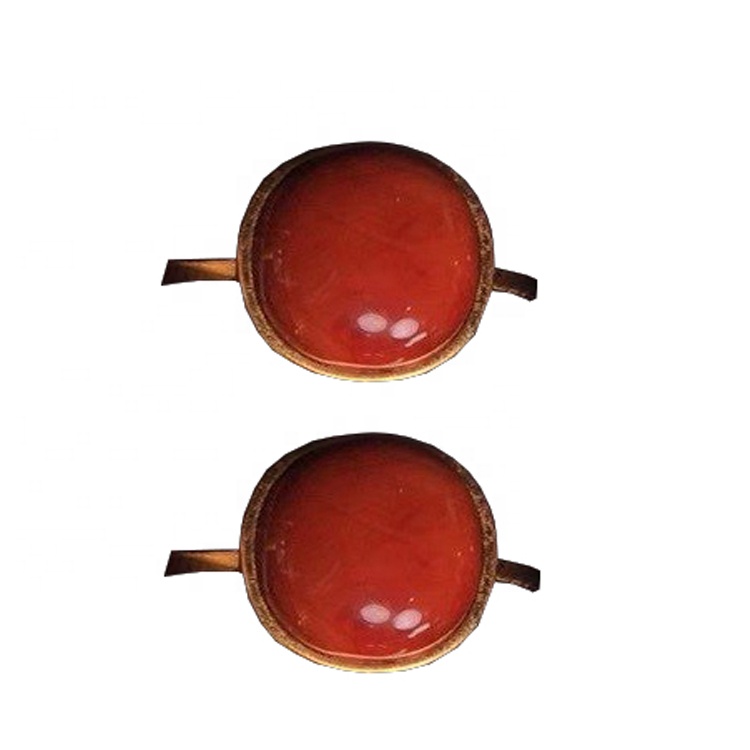 Елегантний червоний агатовий кільце овальна форма природний червоний нанхон ювелірних виробів 13