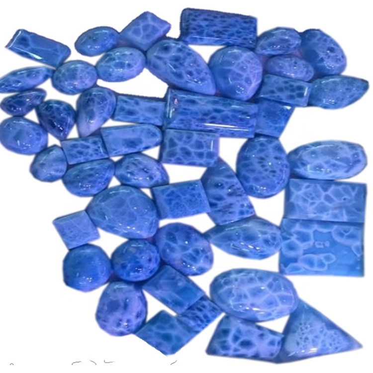 Republika Dominikane e veçantë Larimar Cabochon Çdo madhësi dhe formë që mund të prerë 32