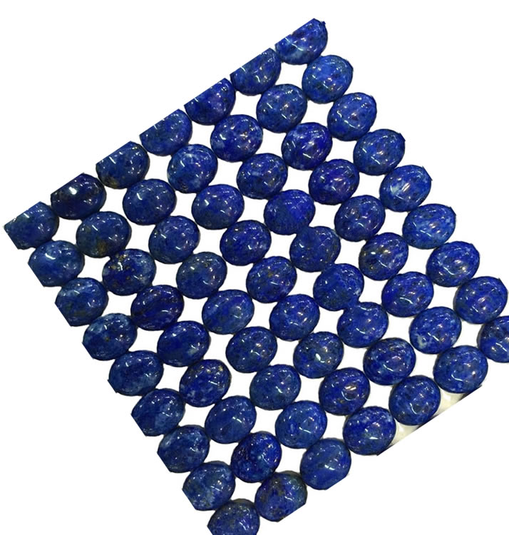 Natural Lapis Lazuli Oval Lapis Cabochon Loose Gemstones Smooth Cabochon 35