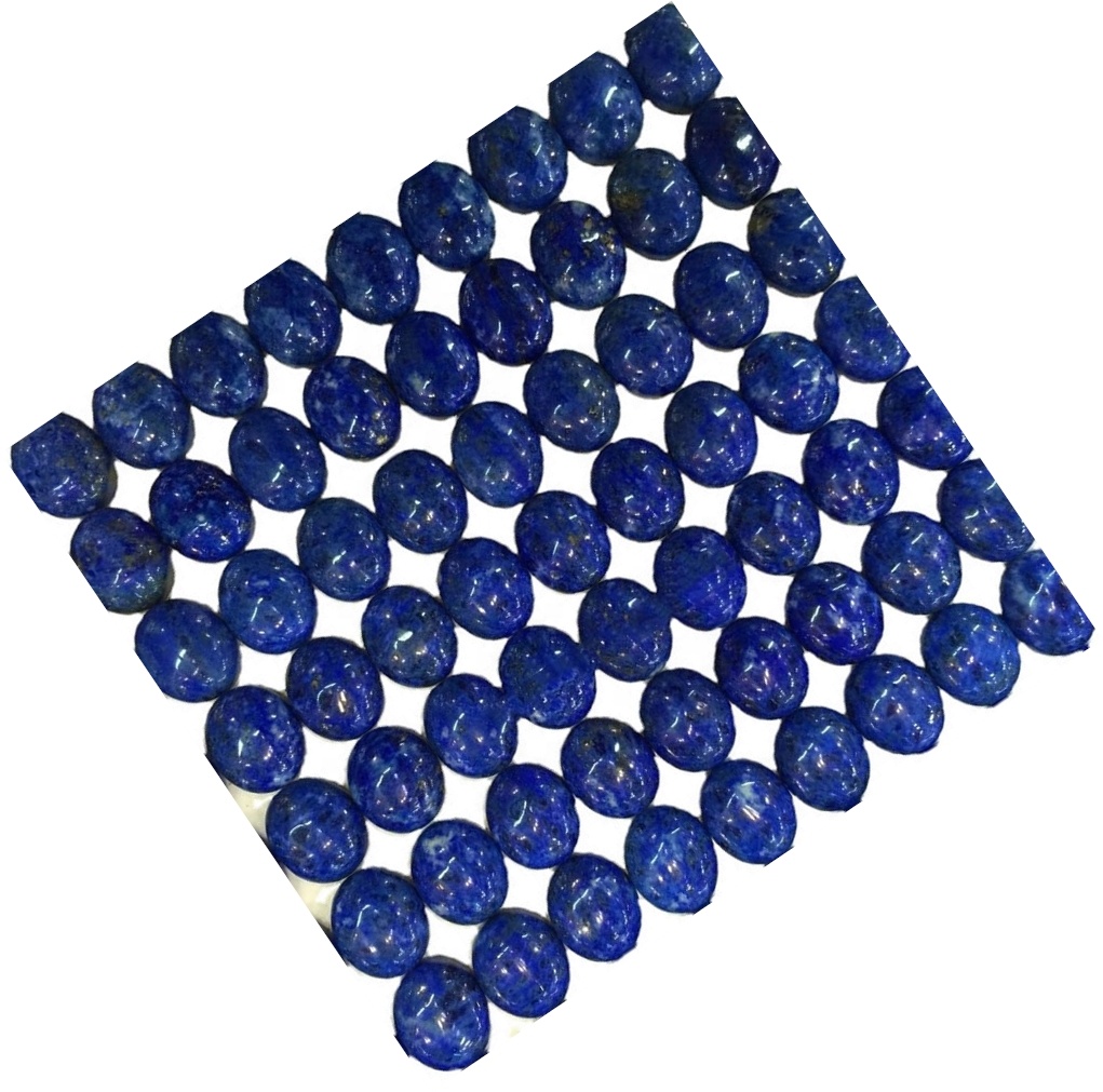 Natural Lapis Lazuli Oval Lapis Cabochon Loose Gemstones Smooth Cabochon 37