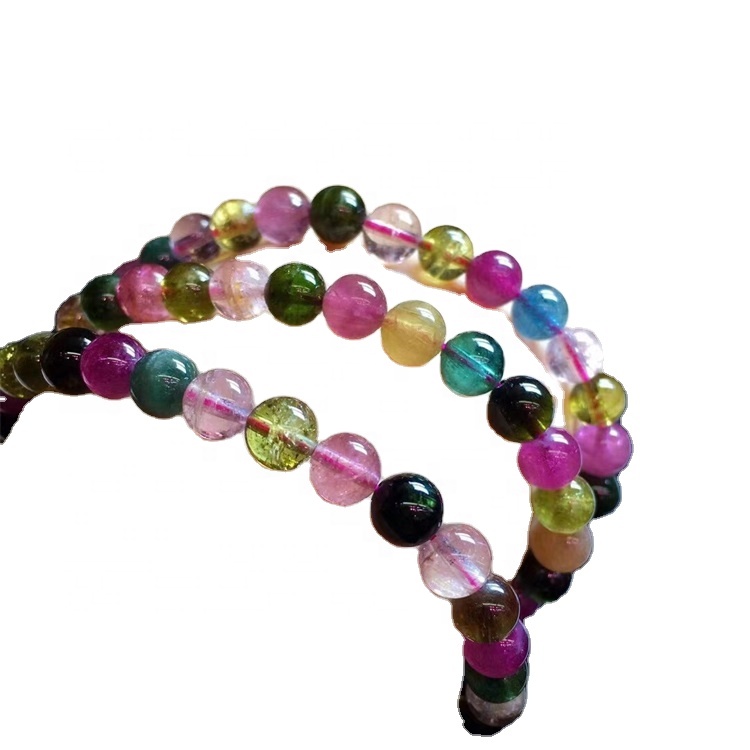 Kóreu Langt Innrautt Tourmaline Bead Neagtive Ion Magnetic Therapy Armband Far Innrautt Medical Tourmaline Armband 7