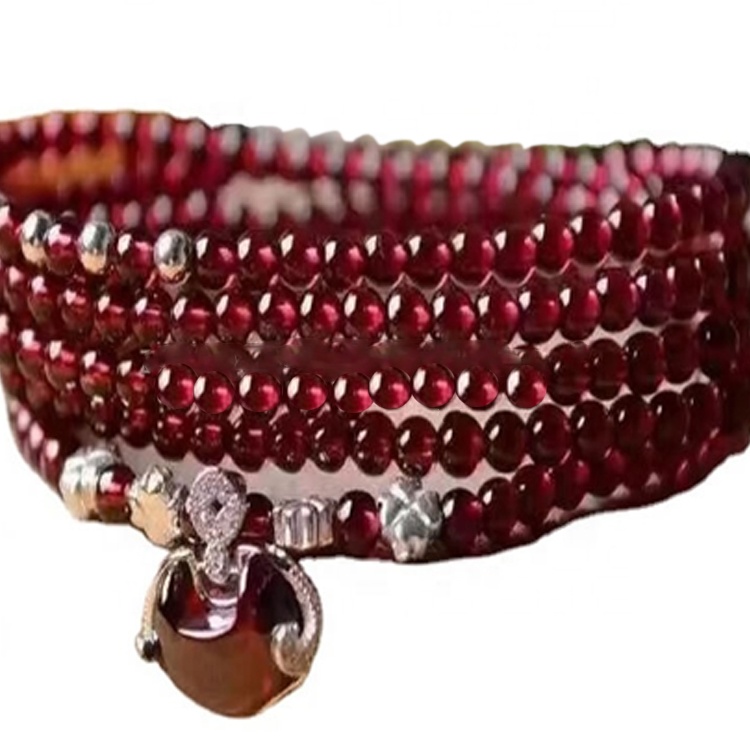 I-Garnet Red Pagenet 925 i-sterling yesilivere yesilivere ye-gemstone 30