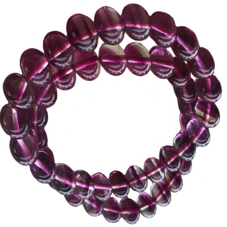 තොග 2/4 / 4/8 / 8/10 / 12mm ස්වාභාවික ෆ්ලෝරිට් මැණික් ගල් අර්ධ වටිනා ගල් පබළු 34