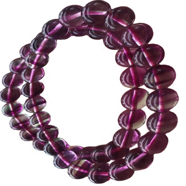 තොග 2/4 / 4/8 / 8/10 / 12mm ස්වාභාවික ෆ්ලෝරිට් මැණික් ගල් අර්ධ වටිනා ගල් පබළු 36