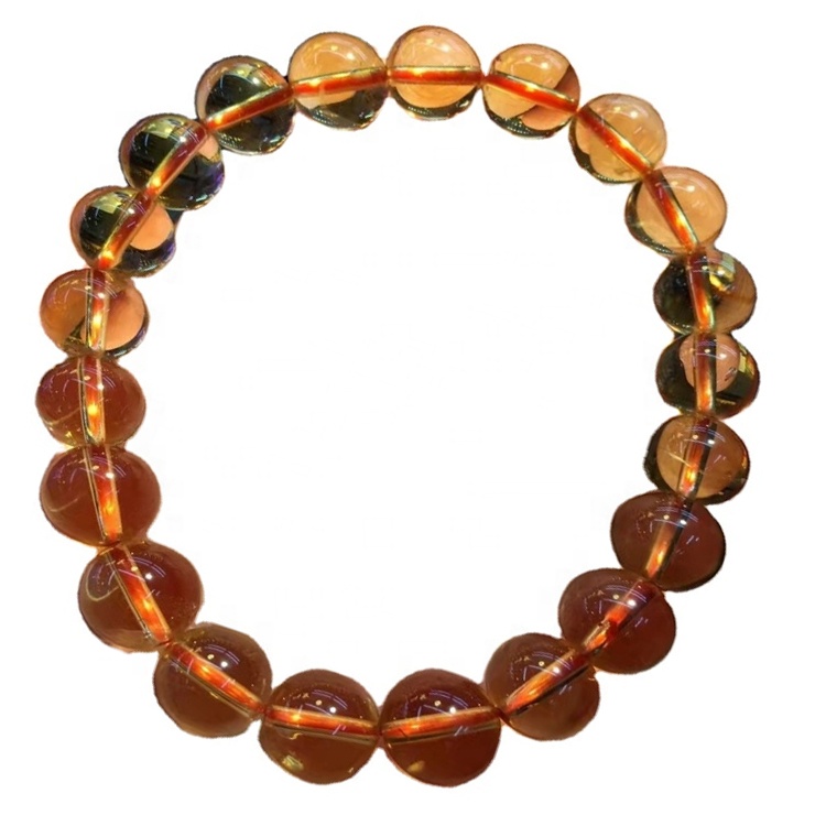 Citrine 6mm Faceted Beads Strand Citrine Bead Pulsera Pulsera personalizable 32