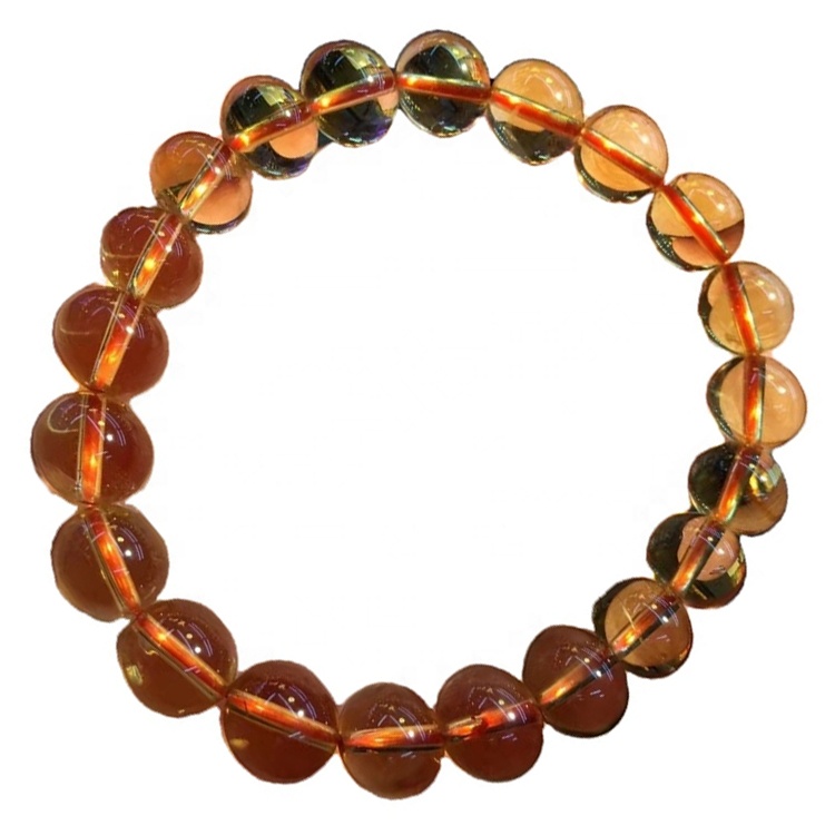 Citrine 6mm Faceted Beads Strand Citrine Bead Pulsera Pulsera personalizable 34