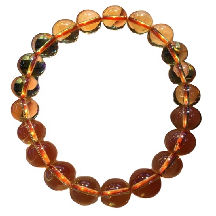 Citrine 6mm Faceted Beads Strand Citrine Bead Pulsera Pulsera personalizable 30