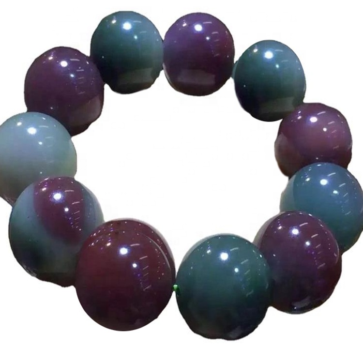 Antiguos cuentas redondas Pulsera de ágata de rezo Joyas 30