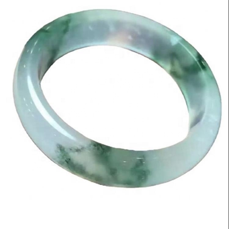 Բարձրորակ Gemstone Emerald Bangle Hot-Sale Natural Emerald Bangle Green Myanmar Jade Bracelets Round Bangles Նվեր 31