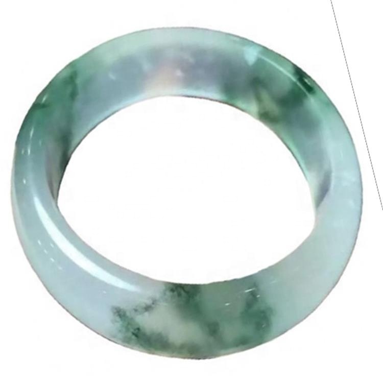 Բարձրորակ Gemstone Emerald Bangle Hot-Sale Natural Emerald Bangle Green Myanmar Jade Bracelets Round Bangles Նվեր 37