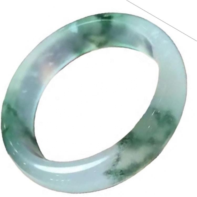 Բարձրորակ Gemstone Emerald Bangle Hot-Sale Natural Emerald Bangle Green Myanmar Jade Bracelets Round Bangles Նվեր 39