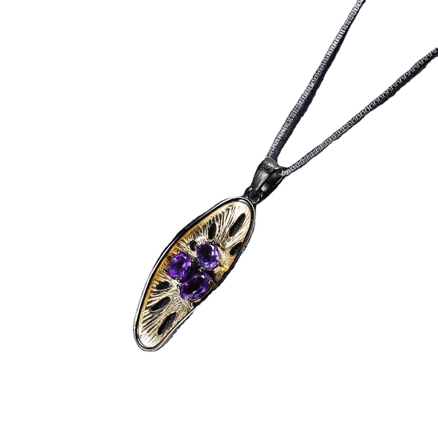 Amethyst Pendant Natural Gemstone pendant 11