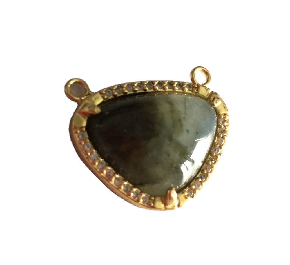 Roze kleur Quartz Gouden Pendant-sieraden meitsje earste hânfabryk Direkte groothandel 7