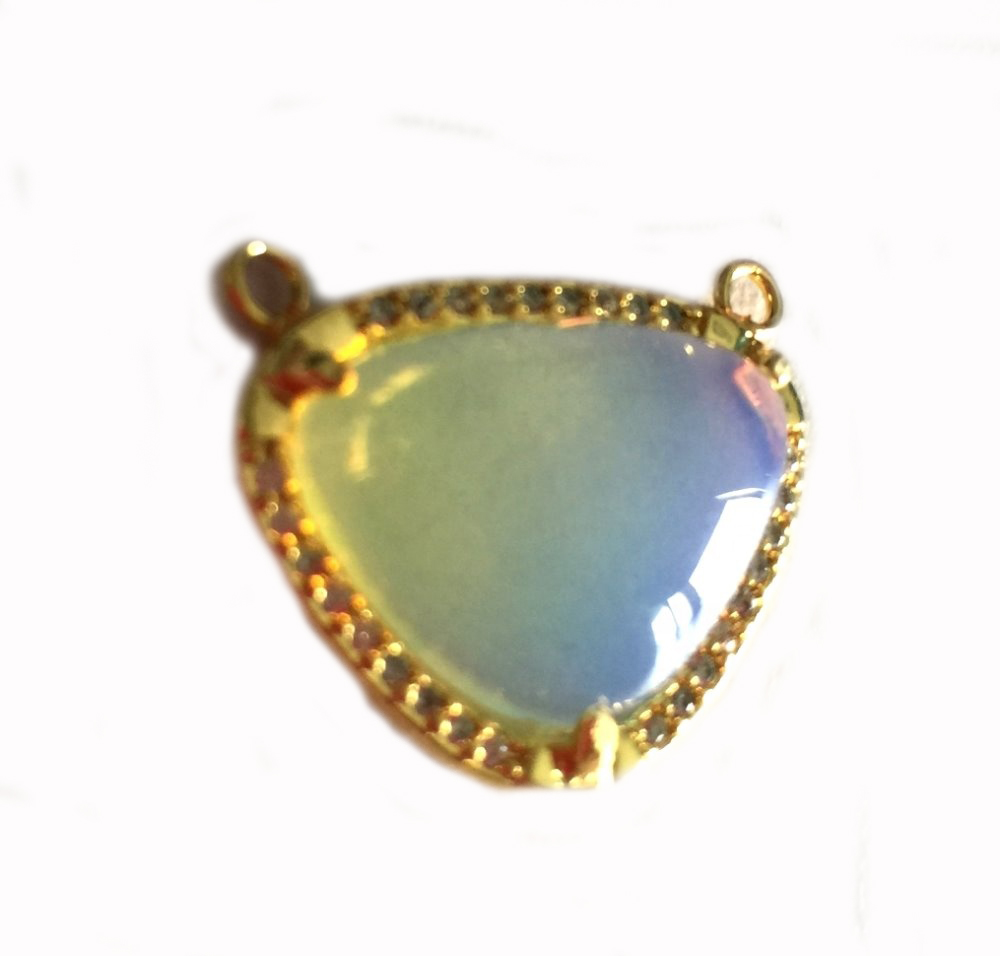 Roze kleur Quartz Gouden Pendant-sieraden meitsje earste hânfabryk Direkte groothandel 9