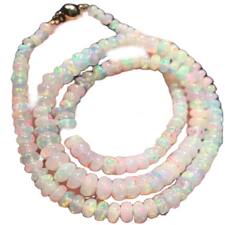 Табиғи эфиопиялық өрт Оттың әр түрлі мөлшері тегіс моншақтар 30