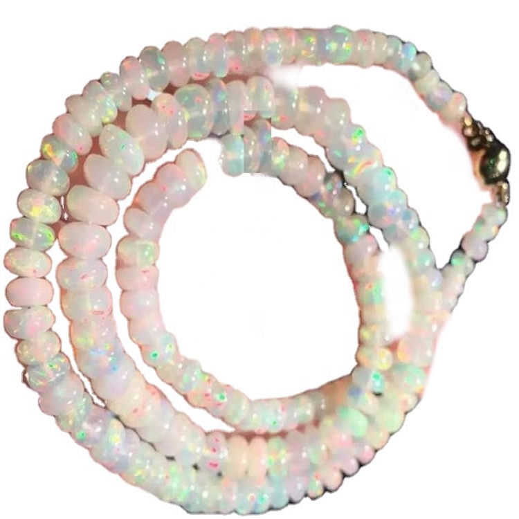 Табиғи эфиопиялық өрт Оттың әр түрлі мөлшері тегіс моншақтар 32