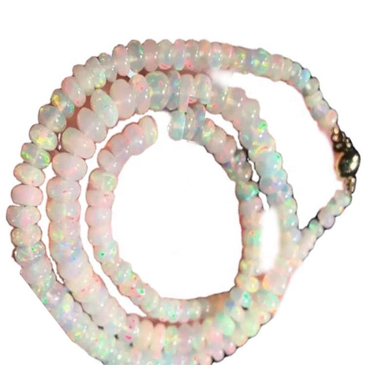 Табиғи эфиопиялық өрт Оттың әр түрлі мөлшері тегіс моншақтар 36