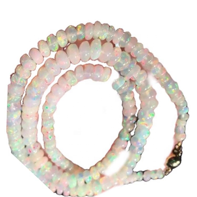 Табиғи эфиопиялық өрт Оттың әр түрлі мөлшері тегіс моншақтар 38