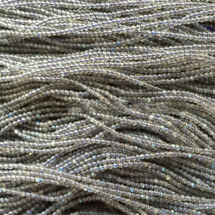 Полупрозрачни сиви лабрадоретни мъниста истински естествен висок клас скъпоценни камъни кръгли разхлабени мъниста 6mm 8mm 10mm множество опции 36