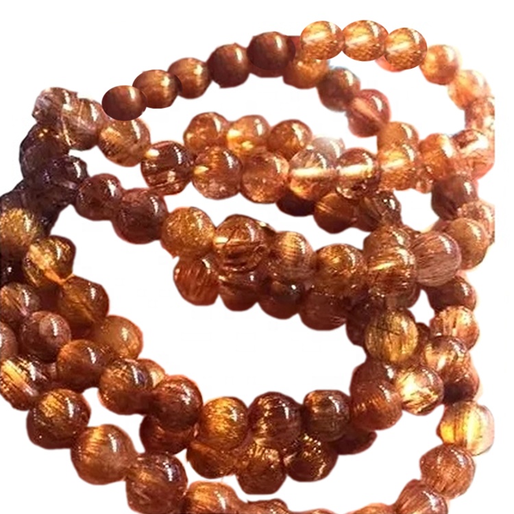 ಚಾಯ್ಸ್ ಕಾಪರ್ ಡುಟಿಲೇಟೆಡ್ ಸ್ಫಟಿಕ ಬ್ರೇಸ್ಲೆಟ್ ಜಿವೆಲ್ಲರಿಗಾಗಿ ನೈಸರ್ಗಿಕ ಸಿಟ್ರಿನ್ ಮಣಿಗಳು ವಿವಿಧ ಗಾತ್ರವನ್ನು ಸುತ್ತುತ್ತವೆ 38