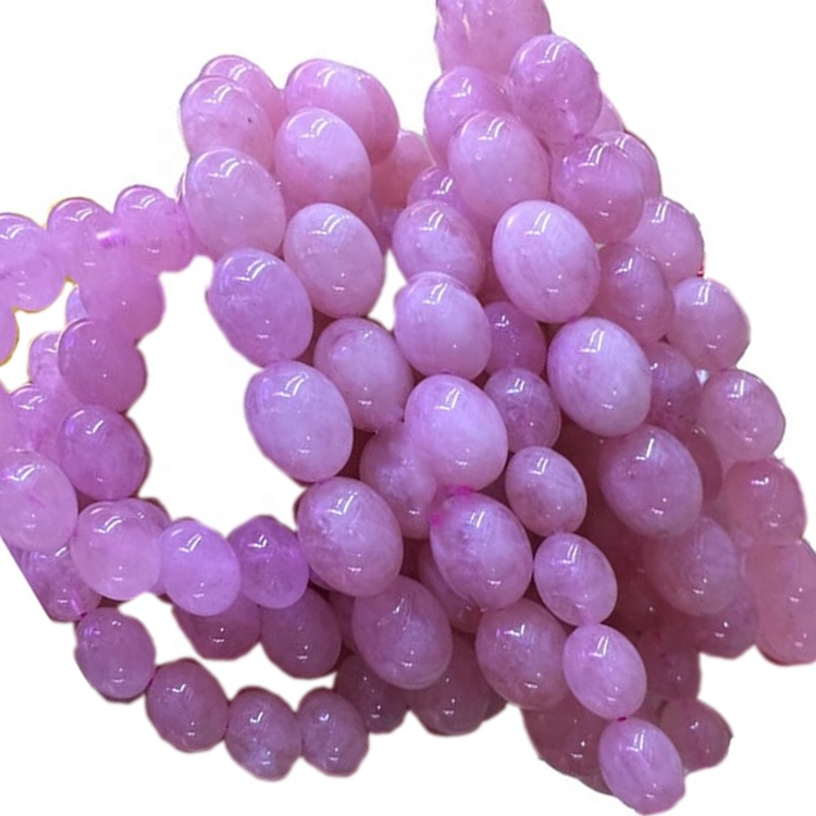 Braccialetti in pietra preziosa naturale rotonda da 8mm Morganite 34