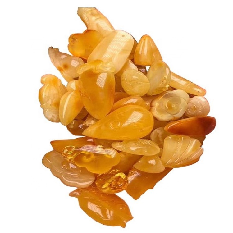 Tabiiy kemasi qo'lda yasalgan karochon / erkin shaklli yashil rang toshlari 41