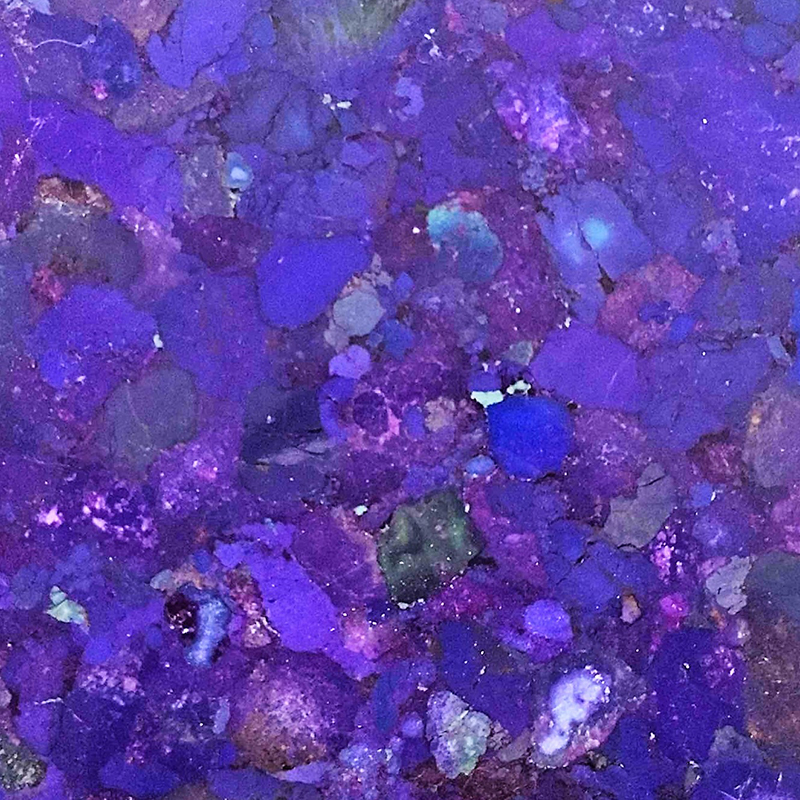 Bwonz Vetin Koulè wouj violèt Mohave Turquoise blòk Koulè wouj violèt Mohave Copper Turquoise Oval Pyè presye 9