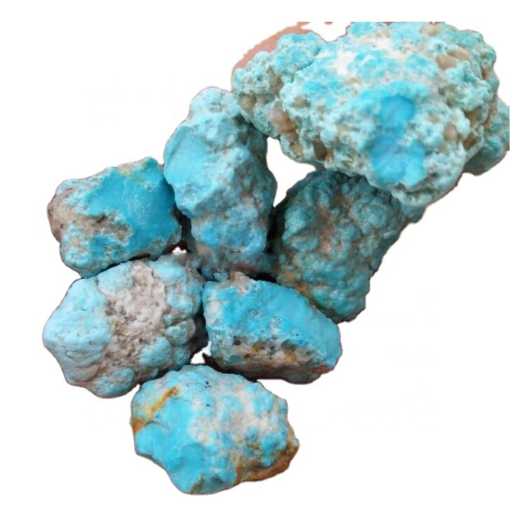 Turquoise Stone Rough Stone Wholesale Fox Natural Nevada Turquoise Rough Material Gemstone 28