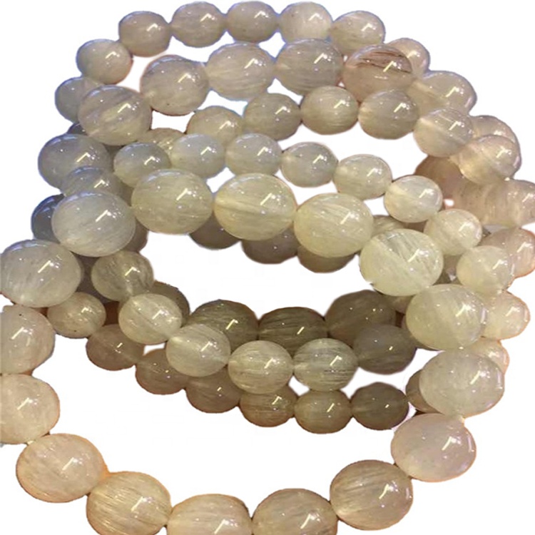 Bracciali della pietra preziosa della pietra preziosa del quarzo del quarzo del quarzo bianco 24