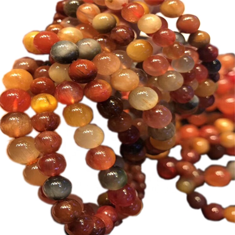 Byzylyk me rruaza të rrumbullakëta kuarci me ngjyra të cilësisë së lartë, prodhon bizhuteri Unisex me shumicë Bizhuteri të personalizueshme 36