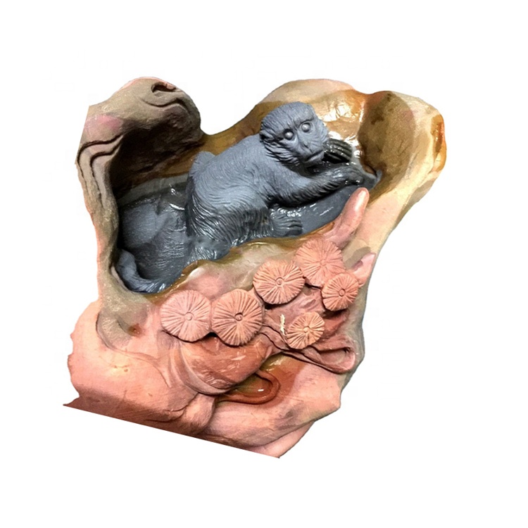 Amerika huet den AMVED Monkey Déier Stone Stone 31