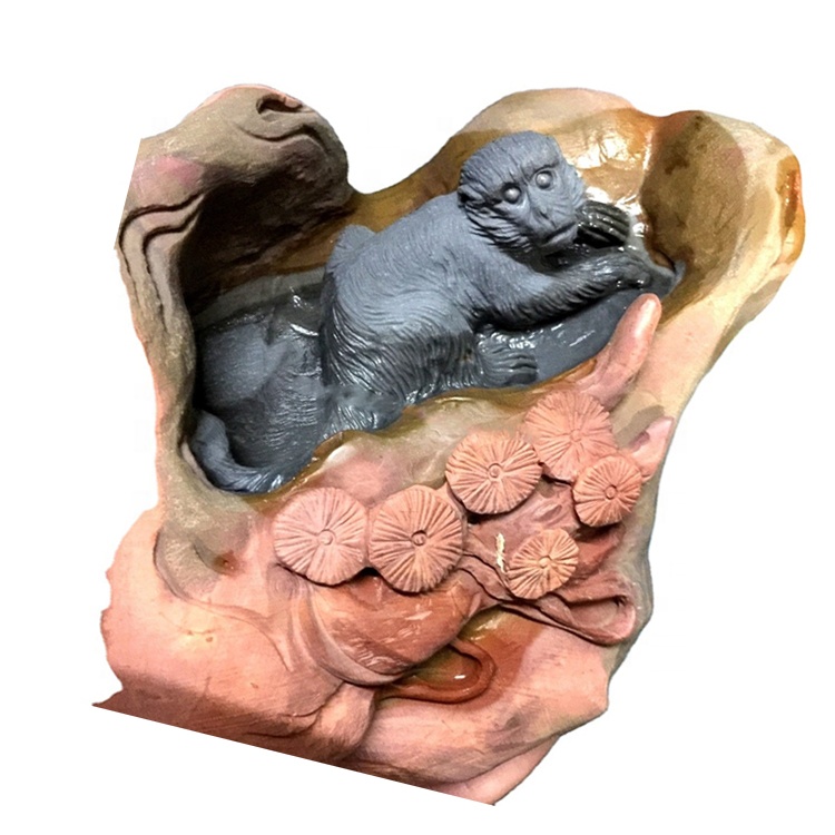 Amerika huet den AMVED Monkey Déier Stone Stone 39