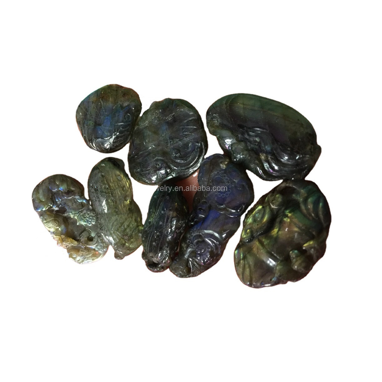 I-Labradorite yeLabradorite / inokwenziwa ngokwezifiso kwi-pendant / ubucwebe 34