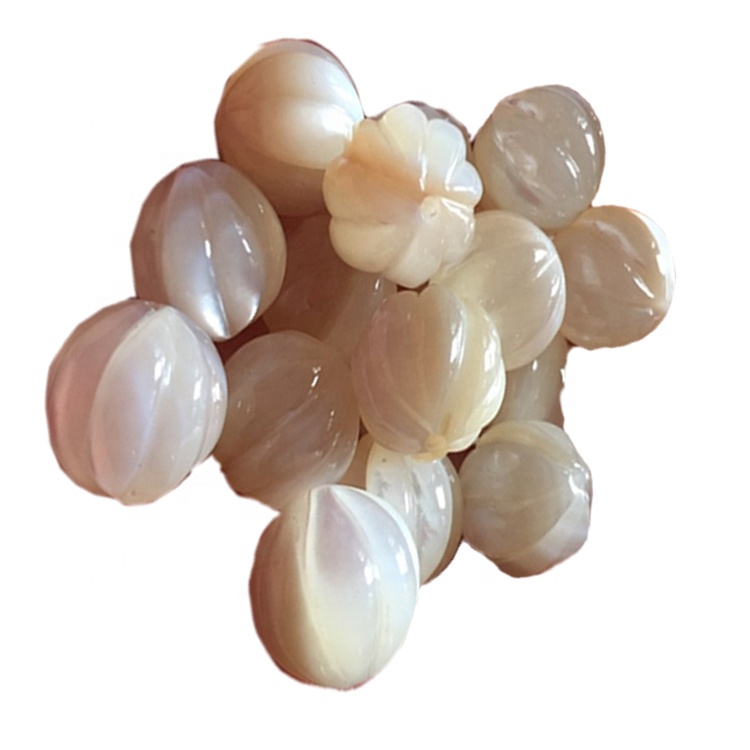 Натуральная белая мать жемчужной раковины бусин 11