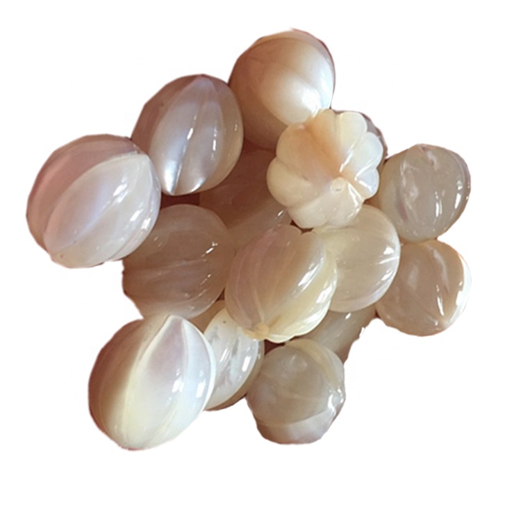 Натуральная белая мать жемчужной раковины бусин 15