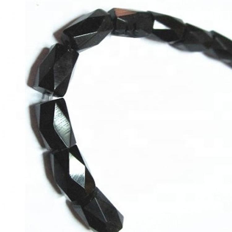 Laadukas luonnollinen Marquise Cabochon Cut Black Onyx Gemstone 33