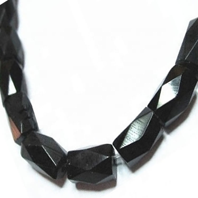 Laadukas luonnollinen Marquise Cabochon Cut Black Onyx Gemstone 31