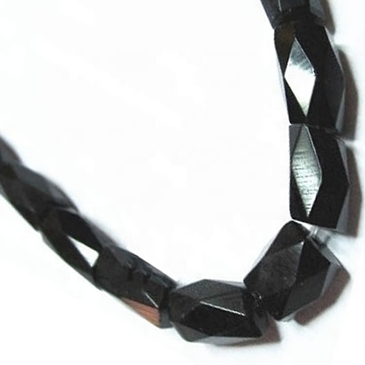 Laadukas luonnollinen Marquise Cabochon Cut Black Onyx Gemstone 35