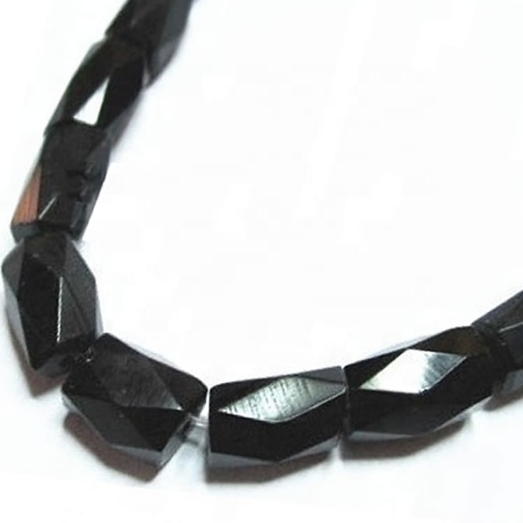 Laadukas luonnollinen Marquise Cabochon Cut Black Onyx Gemstone 39