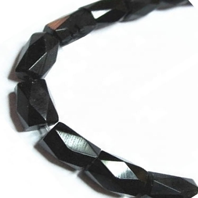 Laadukas luonnollinen Marquise Cabochon Cut Black Onyx Gemstone 37