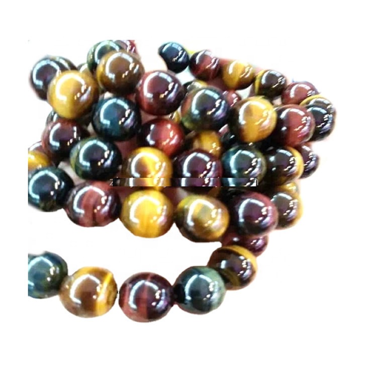 മിശ്രിതം സ്വാഭാവികമായും കളർ ടൈഗർ ഐ റ round ണ്ട് ബീഡ്സ് ബ്രേസ്ലെറ്റുകൾ / സ്വാഗതം ഒഇഎം & ഒഡിഎം ഓർഡർ 32