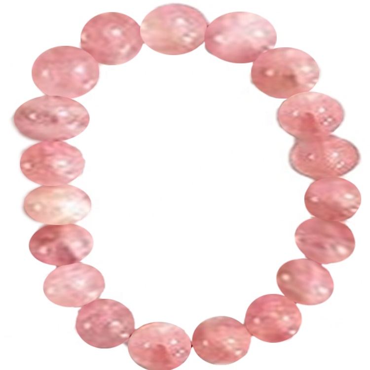 Байгалийн ягаан болор дугуй хэлбэртэй бөмбөлөг бөмбөлгүүдийг гөлгөр эрдэнийн бугуйвч 21