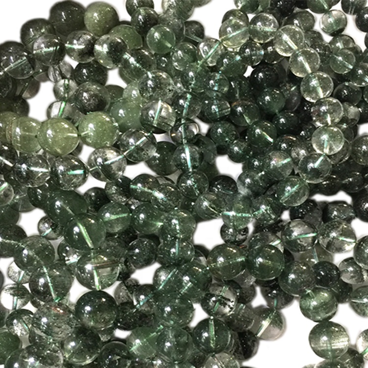 ខ្សែដៃអង្កាំអង្កាំគ្រីស្តាល់ គ្រីស្តាល់ រ៉ែថ្មខៀវធម្មជាតិពណ៌បៃតងធម្មជាតិ 32