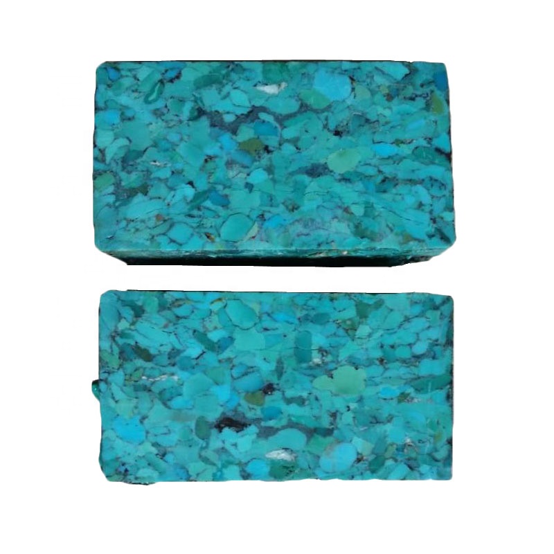 Mohave BULE komprimovaný tyrkysový blok Arizona Mine Kingman Natural Turquoise 37