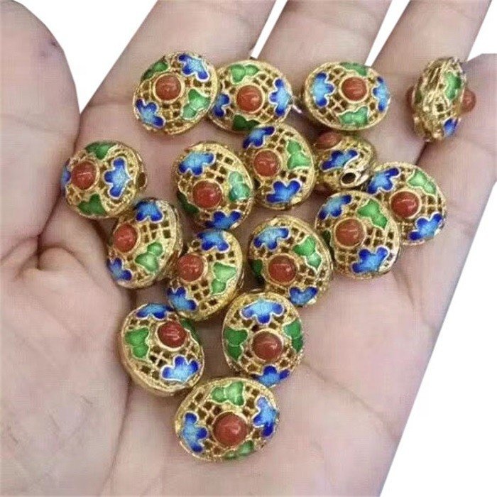 Natural Cloisonne Sirivha Imbedding Inlaid South Red Agate Zvishongo 11